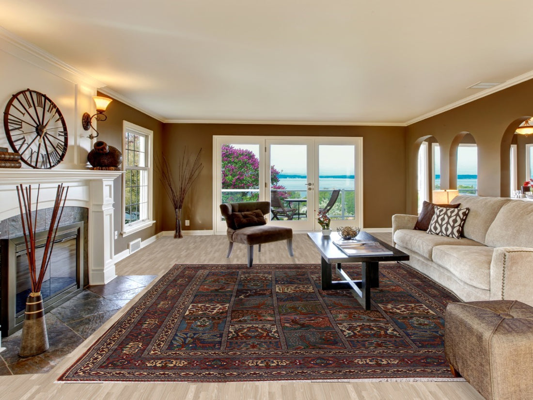 Garden Design Kashmar Persian Area Rug 10x12