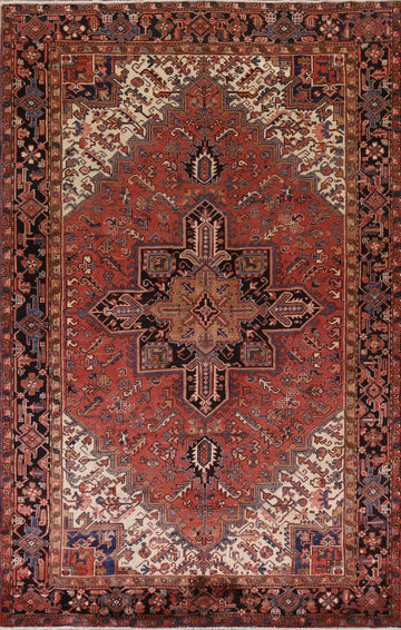 Wool Heriz Persian Area Rug 8x11