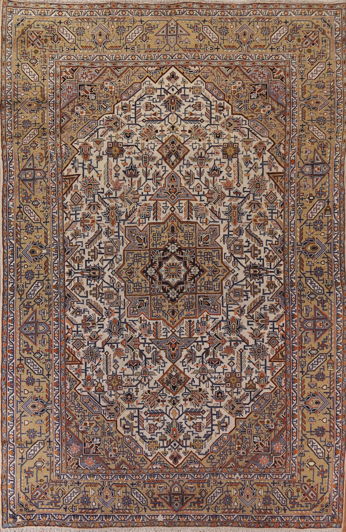 Geometric Najafabad Persian Area Rug 9x12