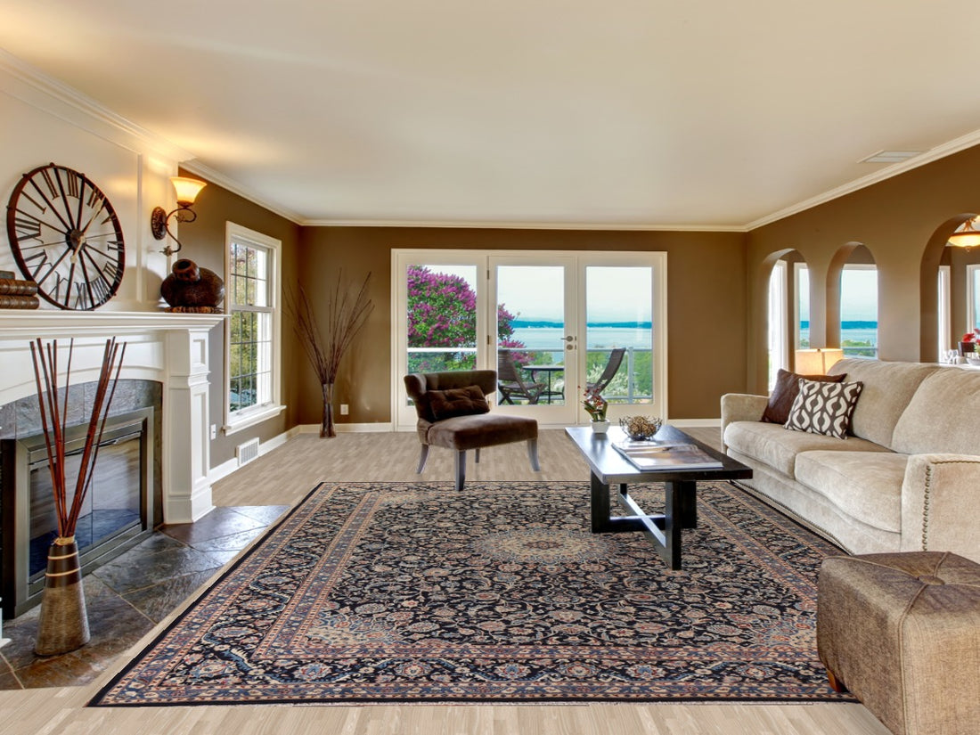 Traditional Kashmar Persian Area Rug 10x12