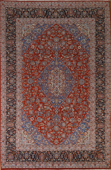 Vegetable Dye Kashan Persian Area Rug 8x11