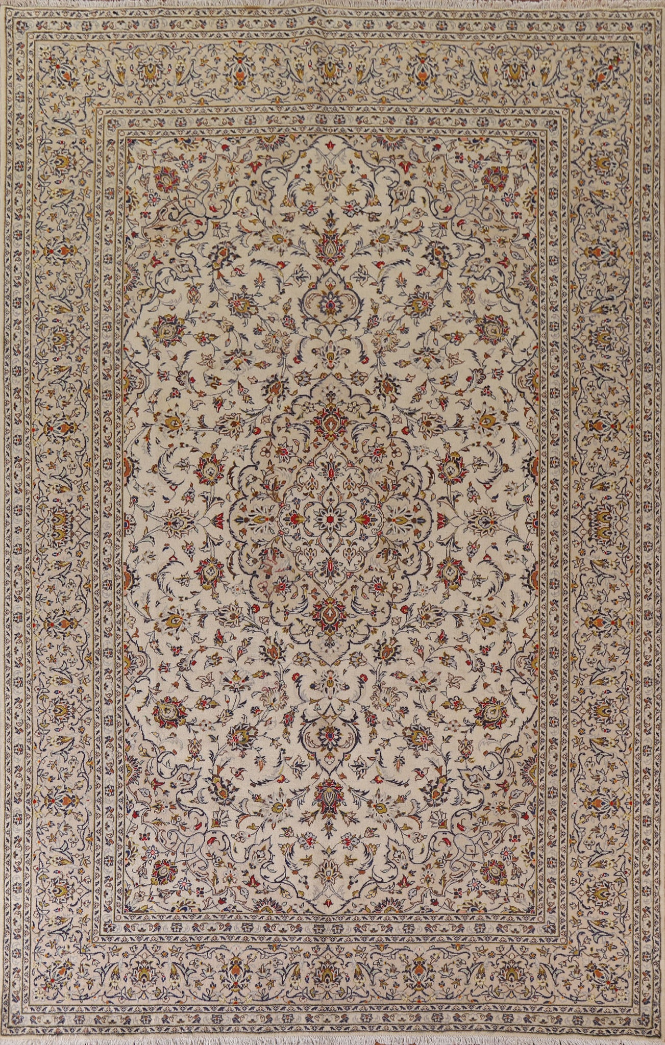 Traditional Kashan Persian Area Rug 8x11