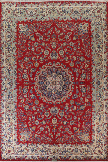 Vegetable Dye Kashan Persian Large Rug 11x14