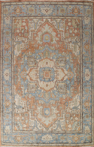Vegetable Dye Heriz Oriental Area Rug 9x12