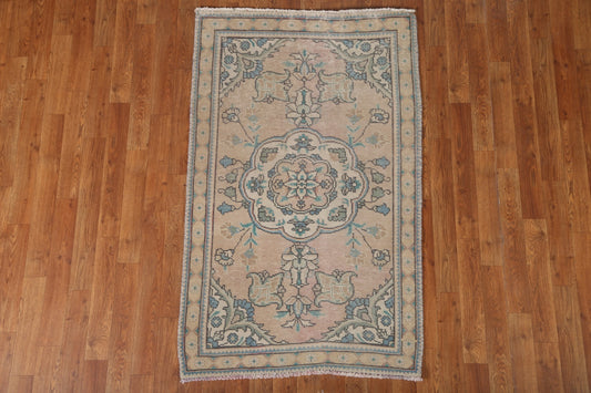 Vintage Wool Tabriz Persian Rug 3x5