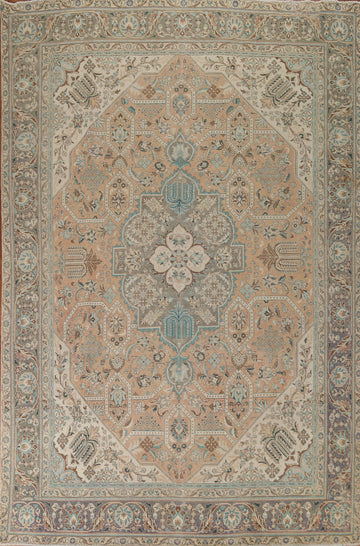 Vintage Kashan Persian Area Rug 9x13