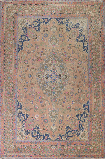 Floral Mashad Persian Area Rug 9x13