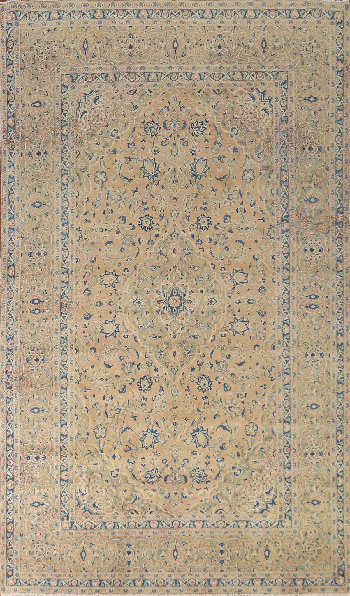 Traditional Kashan Persian Area Rug 7x11
