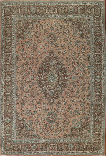 Traditional Mashad Persian Area Rug 10x12