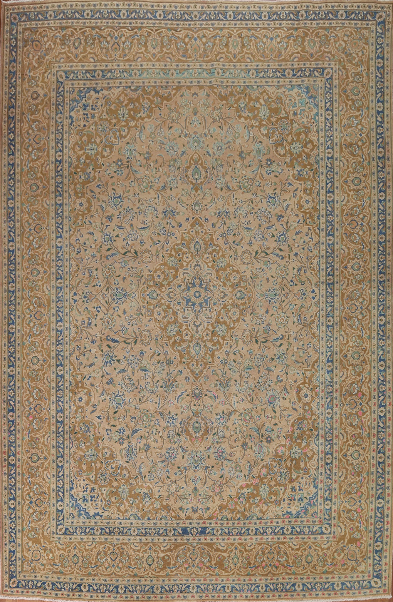 Traditional Kashan Persian Area Rug 10x13