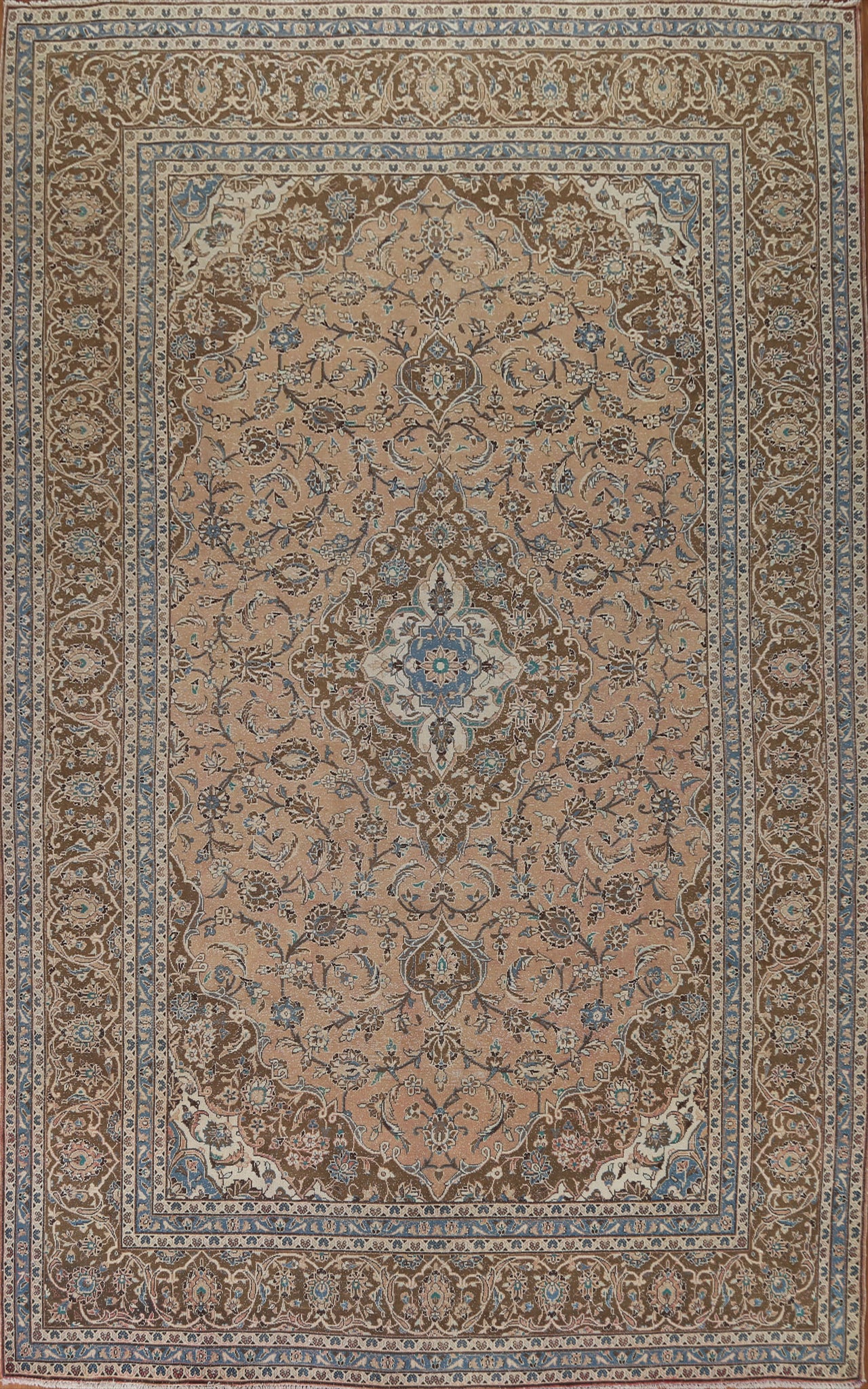 Traditional Kashan Persian Area Rug 10x14