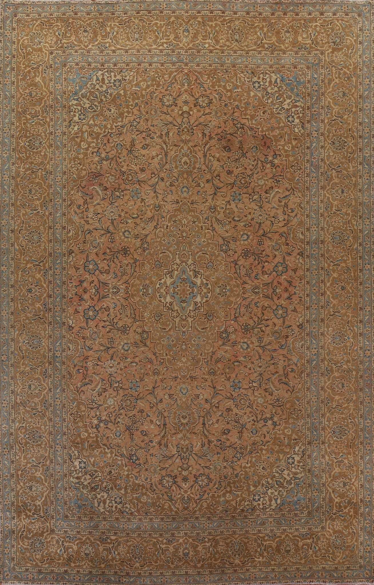 Traditional Kashan Persian Area Rug 10x14