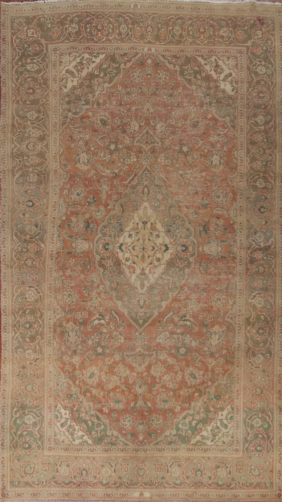 Traditional Kashan Persian Area Rug 6x11