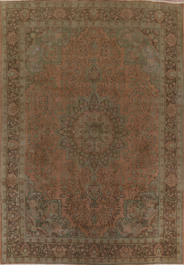 Vintage Tabriz Persian Area Rug 10x13