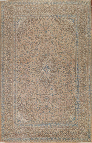 Traditional Mashad Persian Area Rug 10x13