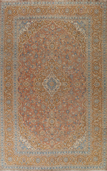 Traditional Kashan Persian Area Rug 9x13