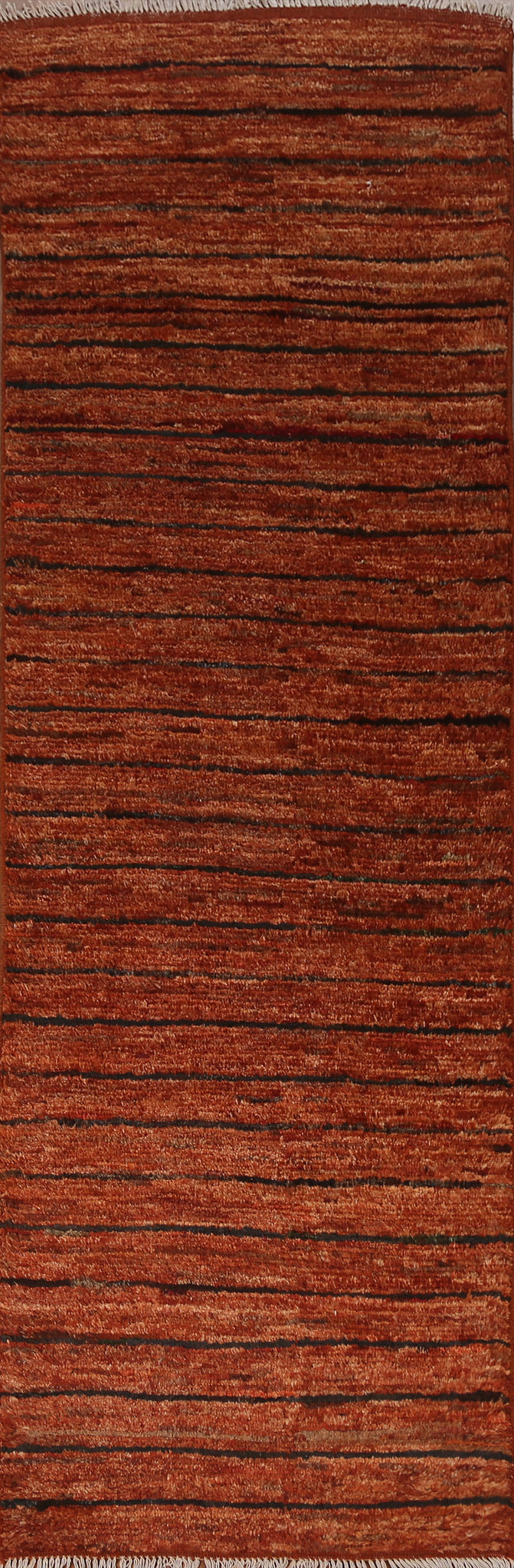 Orange Moroccan Runner Rug 3x10