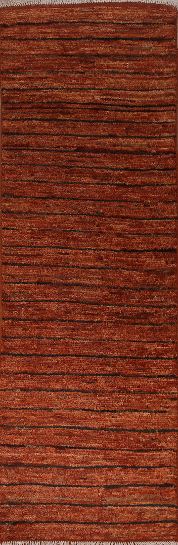 Orange Moroccan Runner Rug 3x10