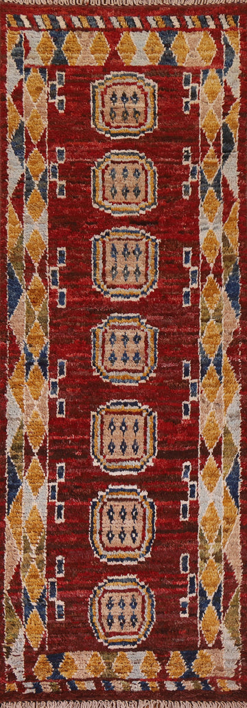 Geometric Moroccan Runner Rug 3x10