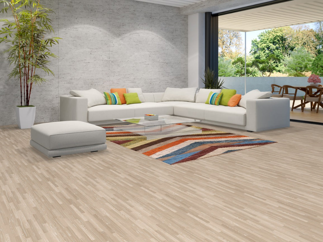 Chevron Moroccan Wool Area Rug 7x10