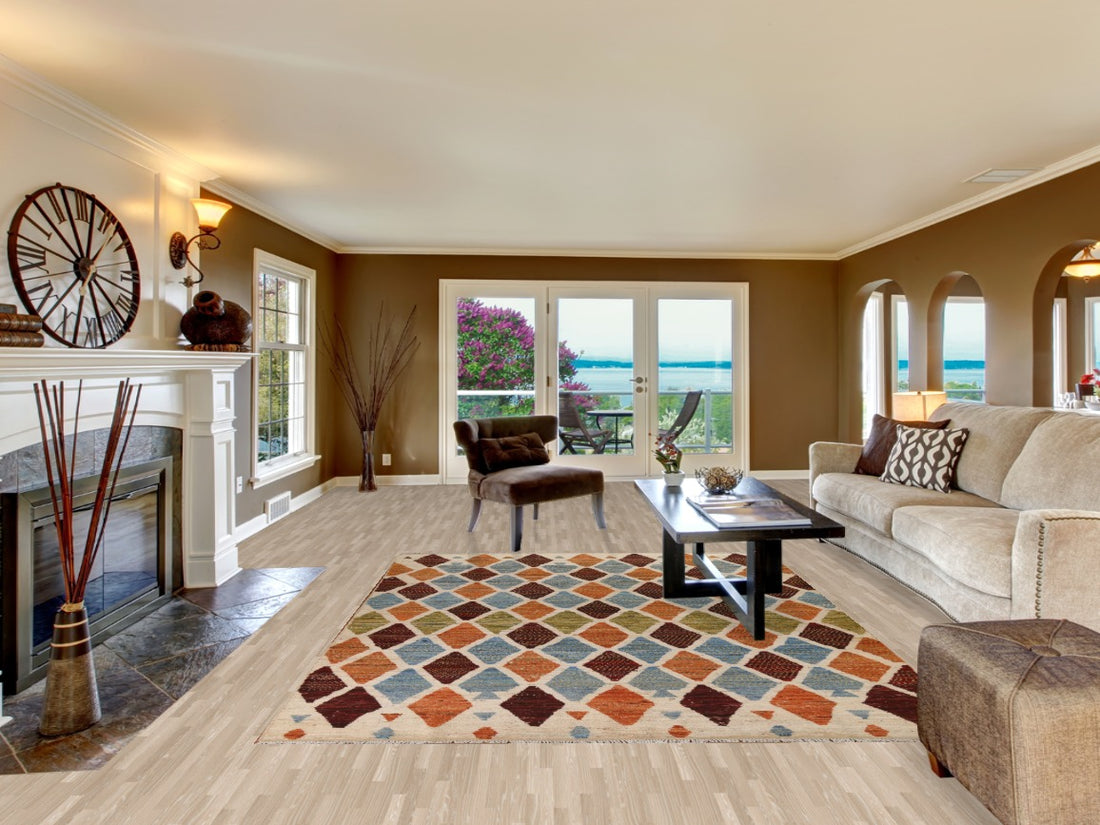 Trellis Moroccan Area Rug 7x10