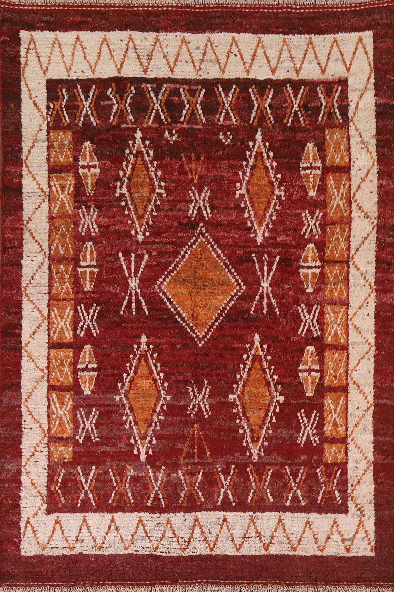 Geometric Moroccan Area Rug 6x8