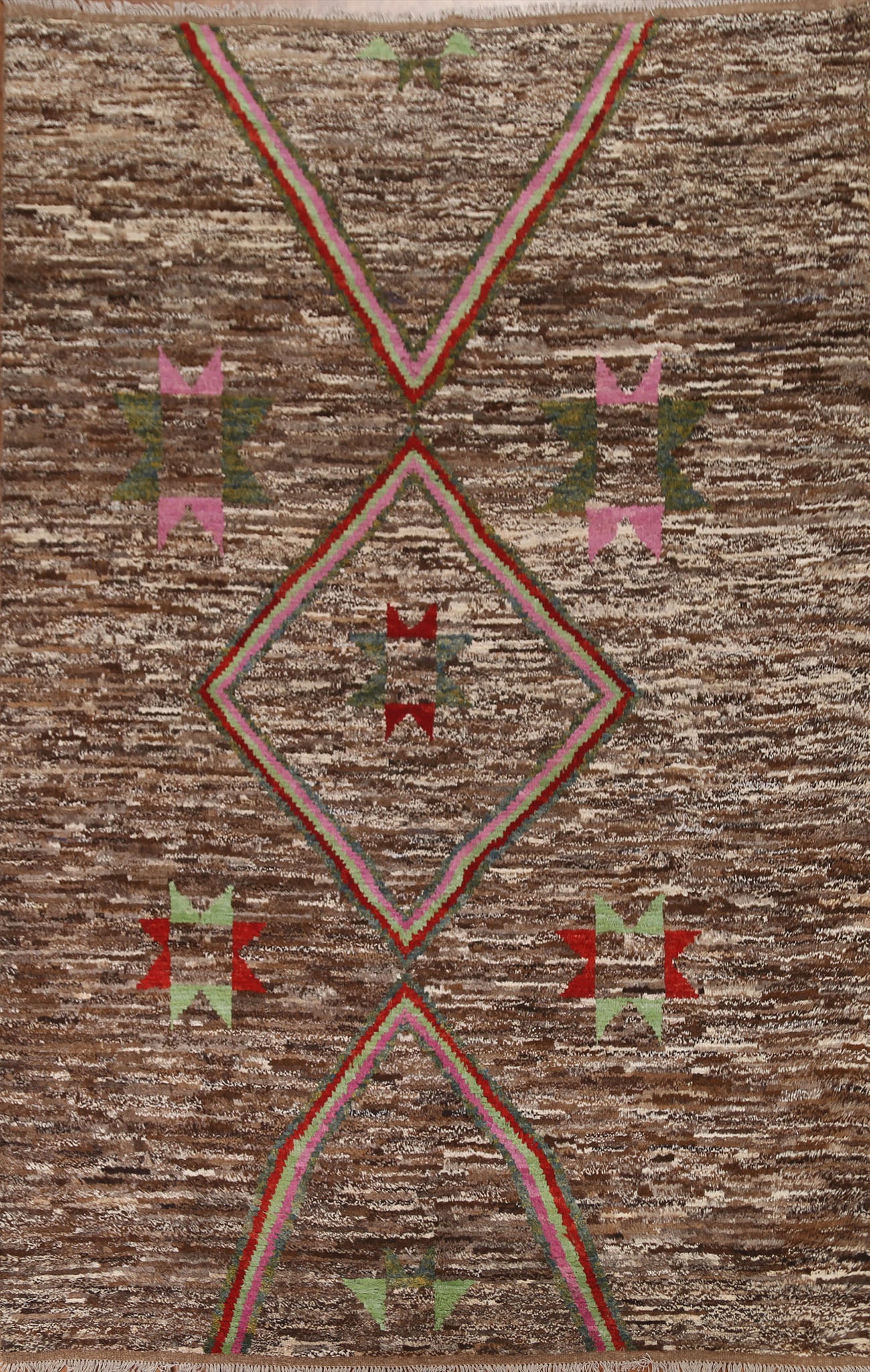 Tribal Moroccan Oriental Area Rug 7x10