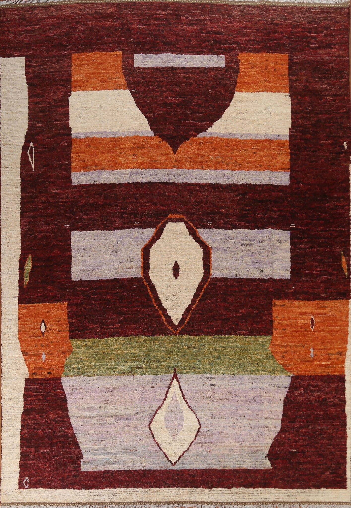 Handmade Moroccan Area Rug 9x12