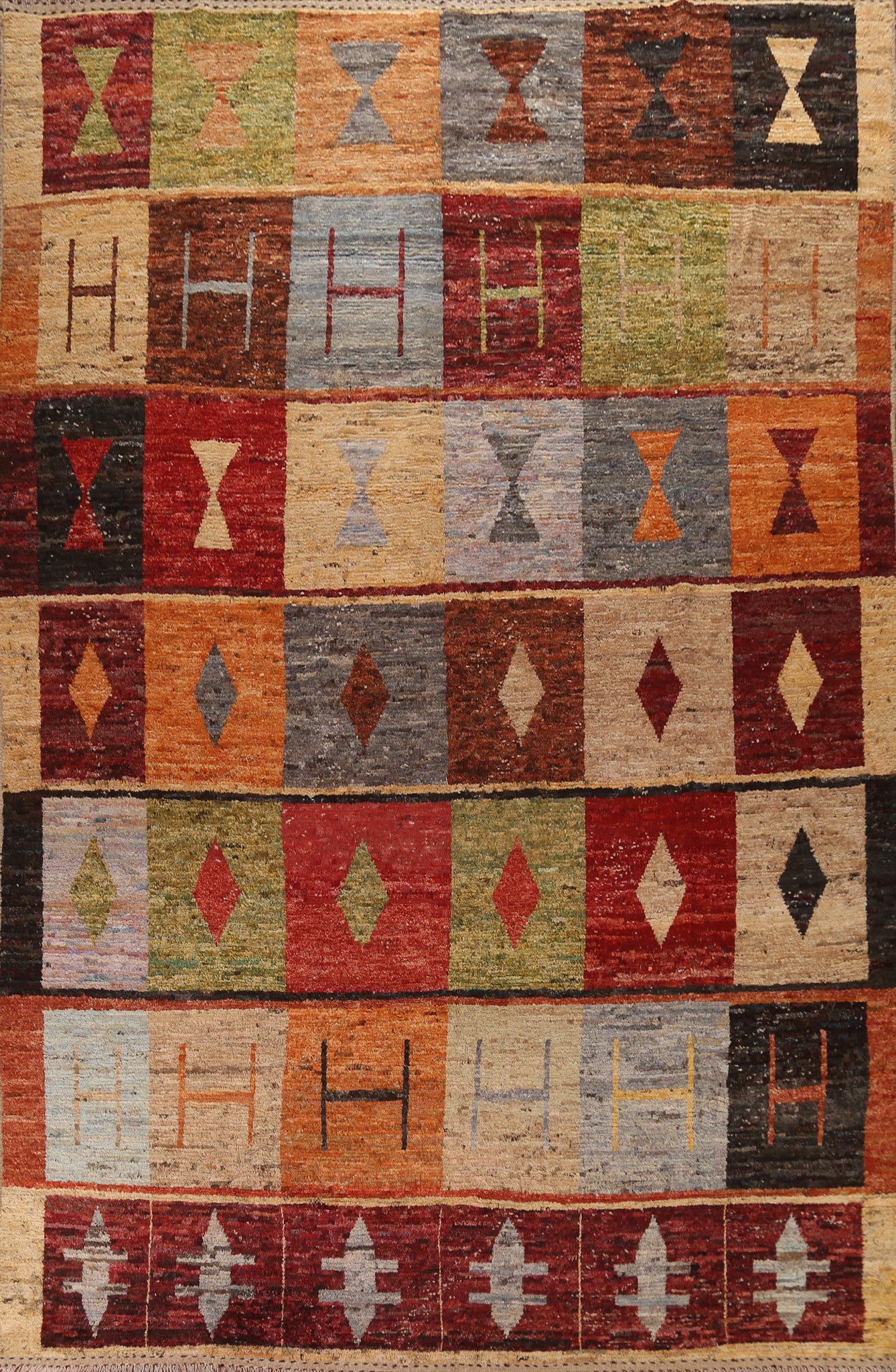 Geometric Moroccan Large Area Rug 10x14