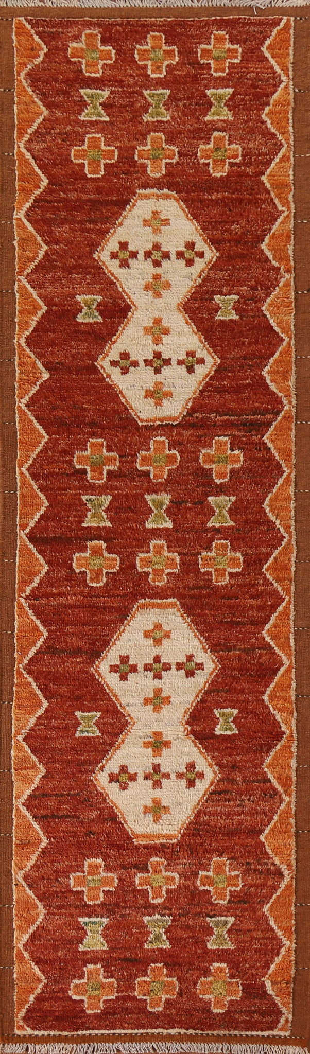 Geometric Moroccan Runner Rug 3x10