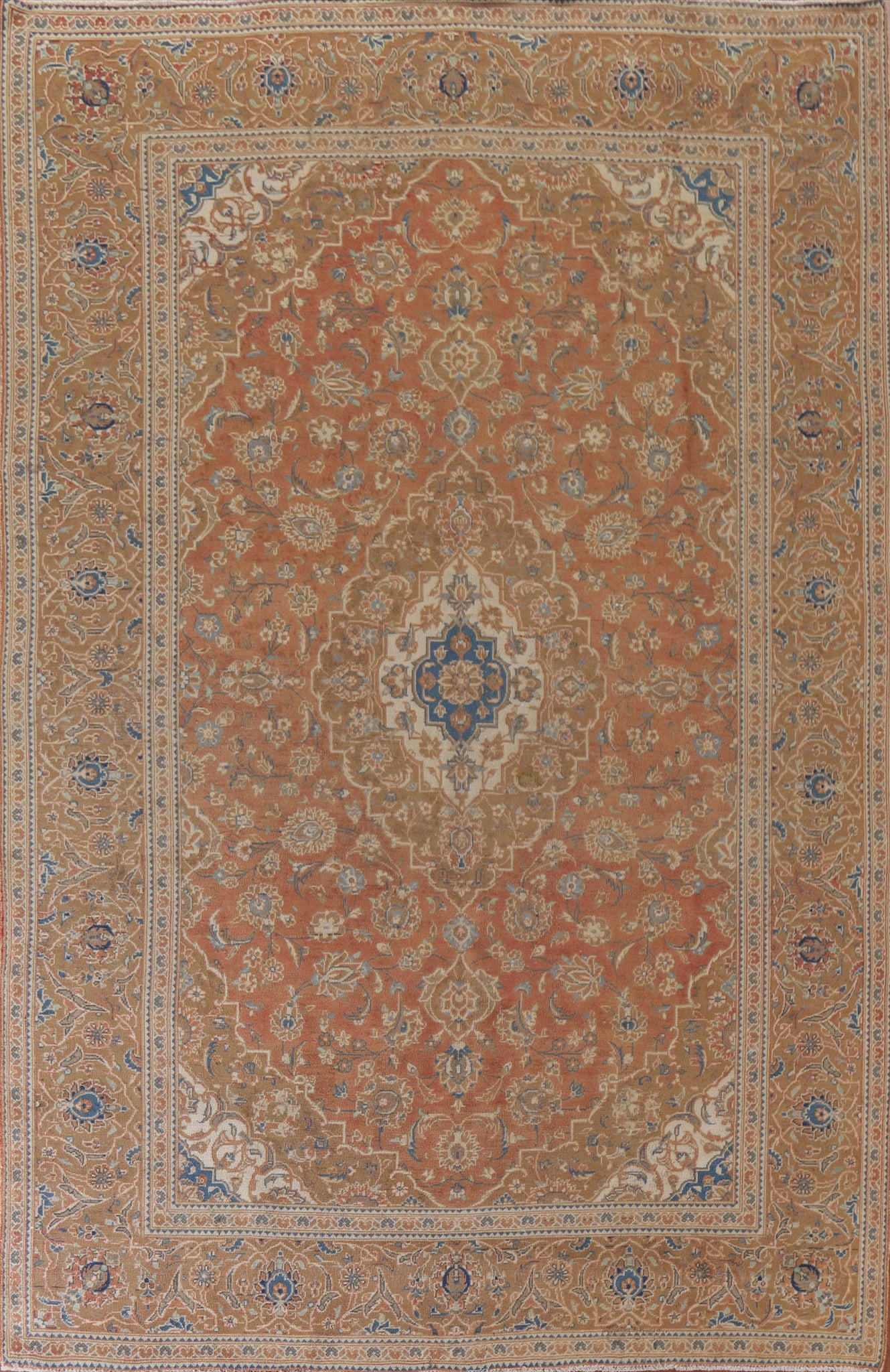 Traditional Kashan Persian Area Rug 8x11
