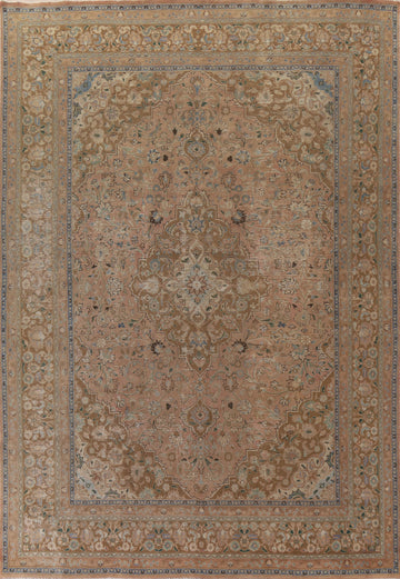Traditional Mashad Persian Area Rug 10x13