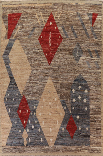 Geometric Moroccan Large Rug 10x14