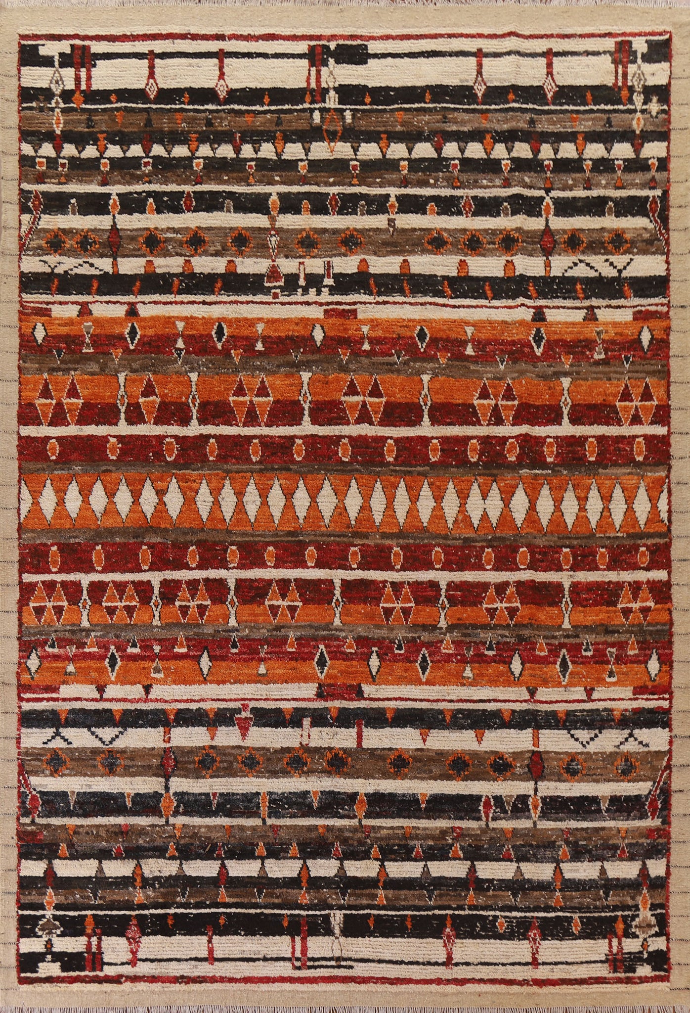 Handmade Wool Moroccan Area Rug 9x12