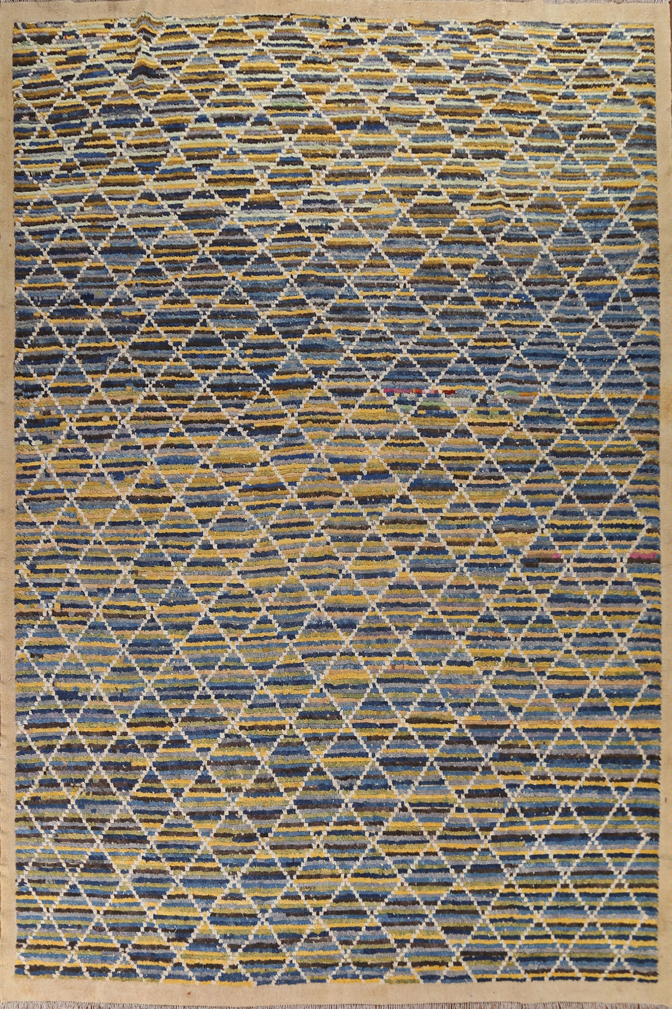 Trellis Wool Moroccan Area Rug 10x12