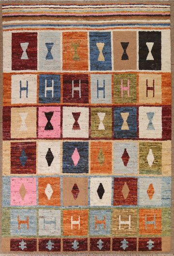 Hand-Knotted Moroccan Wool Area Rug 8x10