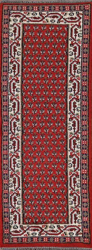 Geometric Botemir Oriental Runner Rug 2x7