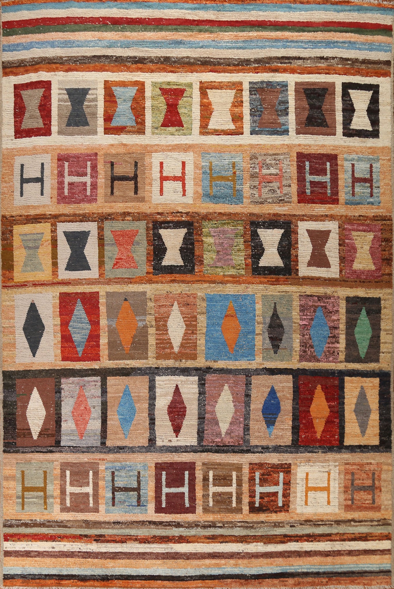 Geometric Moroccan Large Area Rug 10x14