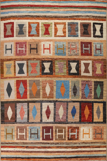 Geometric Moroccan Large Area Rug 10x14