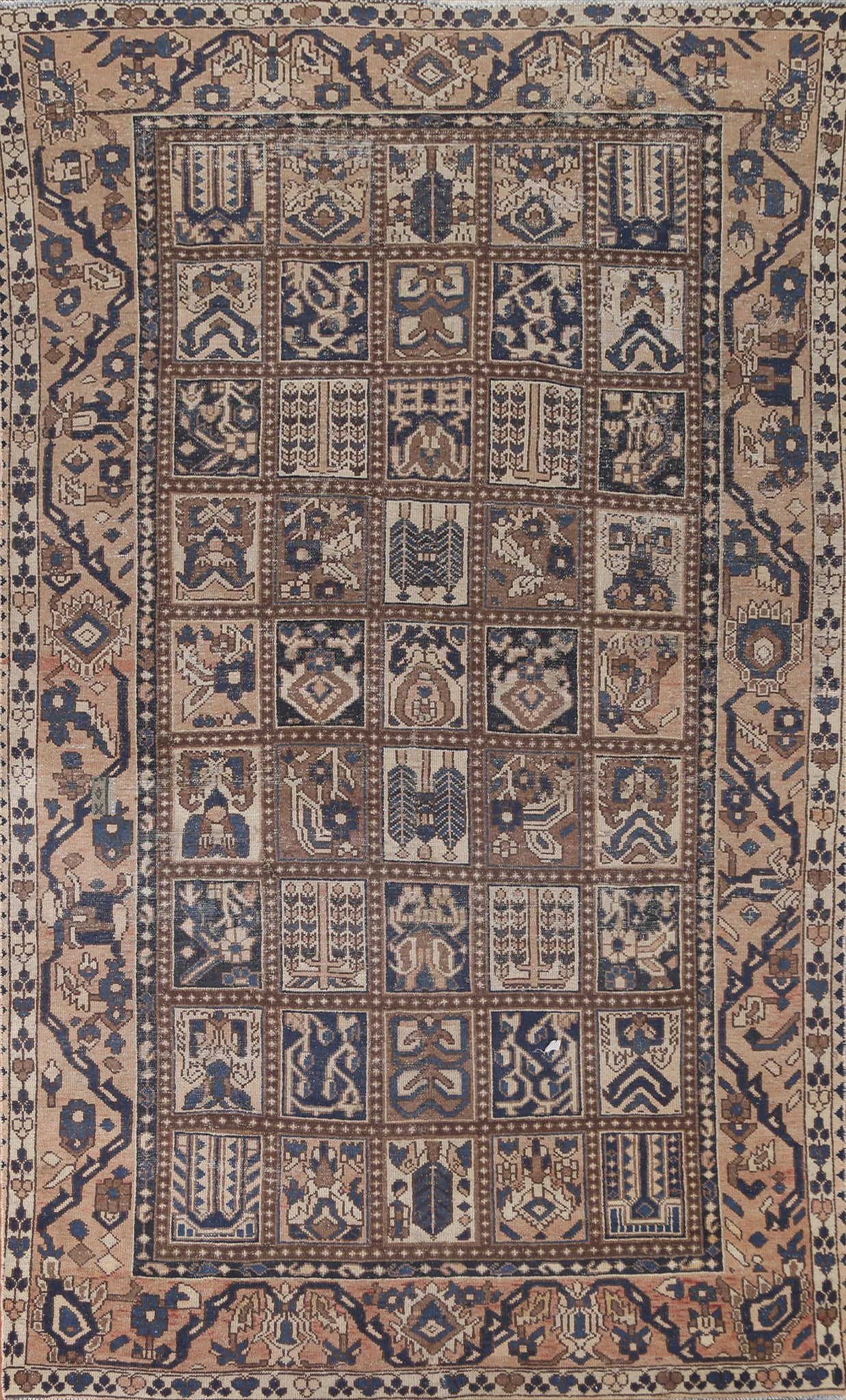 Garden Design Bakhtiari Persian Area Rug 6x10