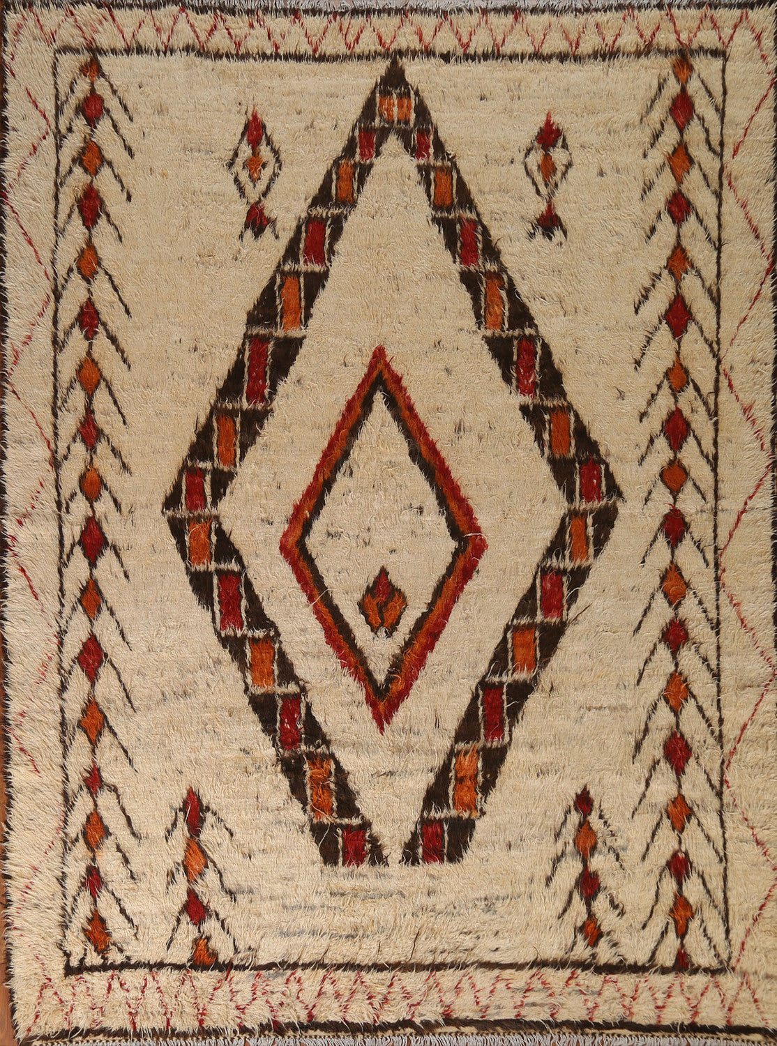 Tribal Moroccan Wool Area Rug 8x10