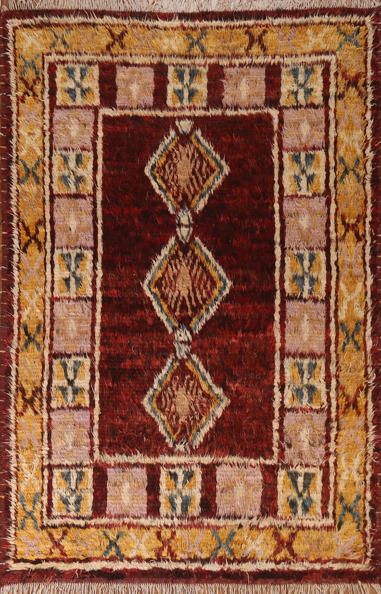 Tribal Moroccan Oriental Area Rug 7x10