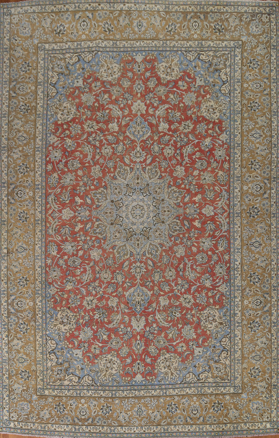 Traditional Kashan Persian Area Rug 9x12