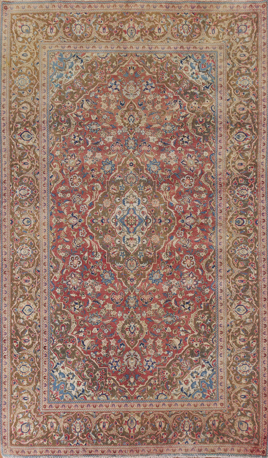 Traditional Kashan Persian Area Rug 7x10