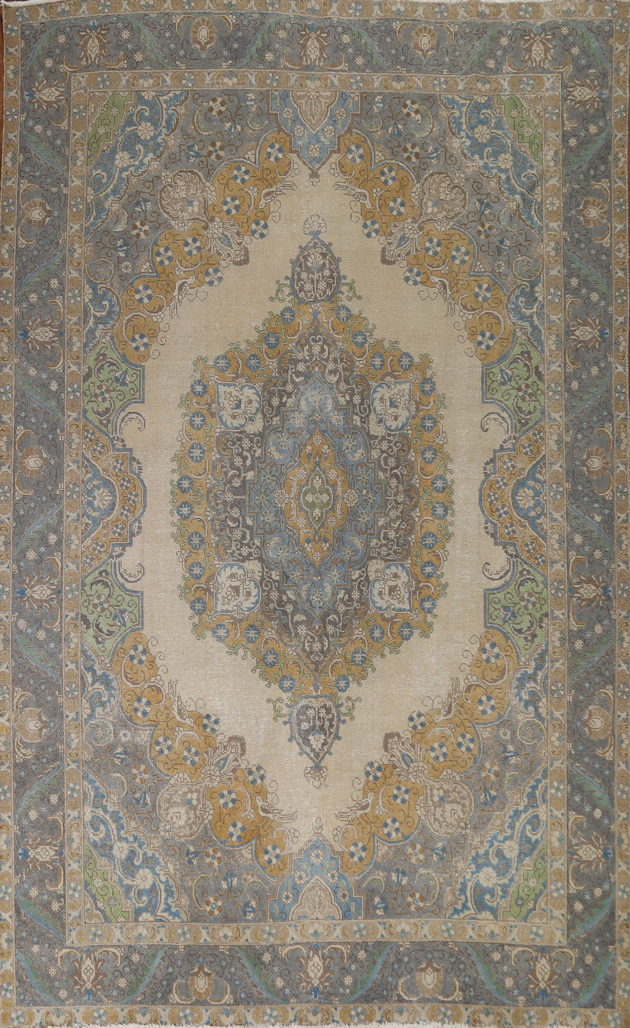 Distressed Tabriz Persian Area Rug 8x12
