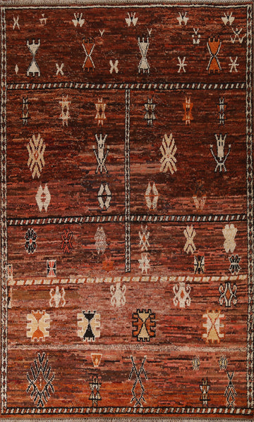 Tribal Moroccan Oriental Area Rug 7x10