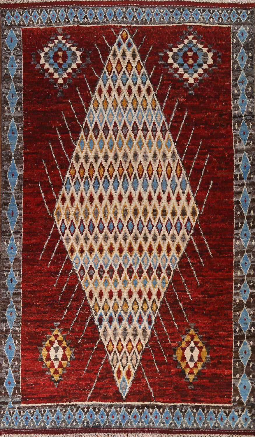 Moroccan Geometric Area Rug 7x10