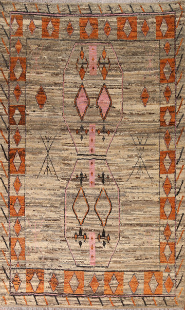 Tribal Moroccan Oriental Area Rug 7x10