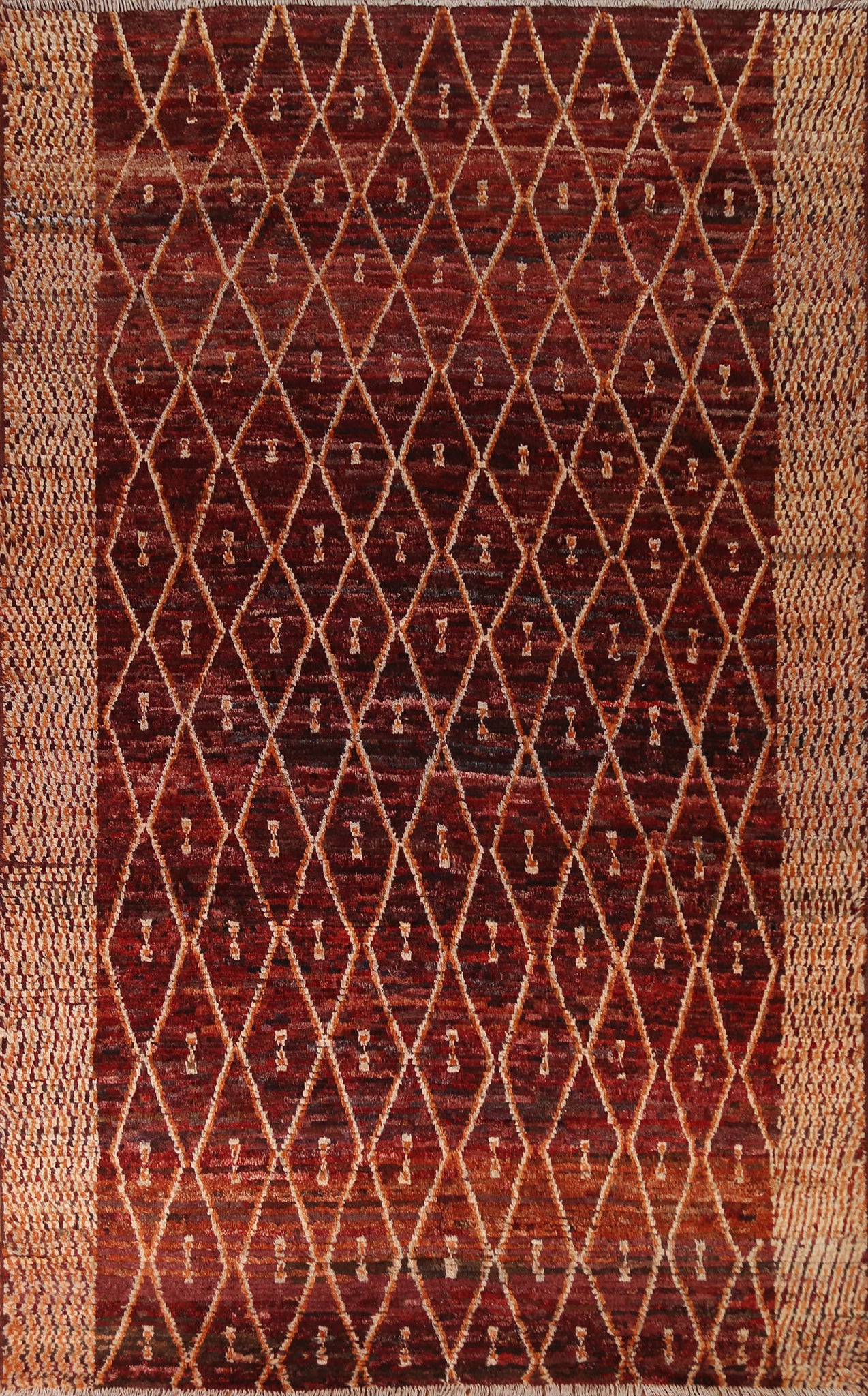 Trellis Moroccan Wool Area Rug 7x9