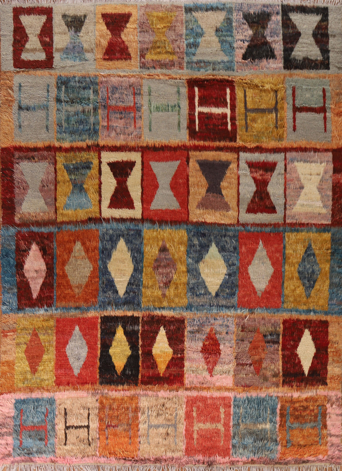 All-Over Moroccan Tribal Area Rug 8x10